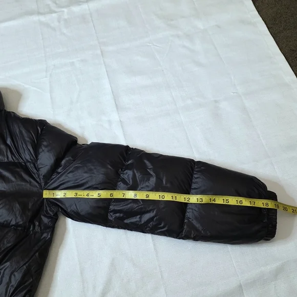 MICHAEL Michael Kors Black Ultra Light Weight Down Fill Puffer Jacket Size Small